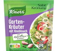 Violet Garten-kräuter Salat-krönung - Préparation pour Vinaigrette Allemagne à l'ail et aux herbes du jardin, 5 sachets - Compatible avec Knorr - 55g
