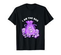 Violet I AM The Bag Purple Graphic T-Shirt