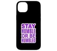 Violet L'importance de l'humilité (graphique violet) Coque pour iPhone 14 Plus