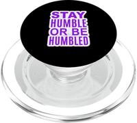 Violet L'importance de l'humilité (graphique violet) PopSockets PopGrip pour MagSafe