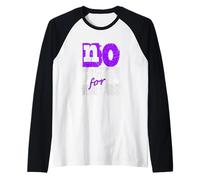 Violet No Time For That Purple Graphic Manche Raglan