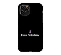 Violet pour la Sensibilisation à l'épilepsie Défenseur des Troubles épileptiques Coque pour iPhone 11 Pro