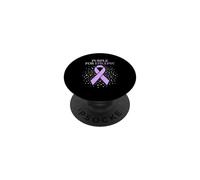 Violet pour la Sensibilisation à l'épilepsie Trouble de Crise neurologique PopSockets PopGrip Adhésif