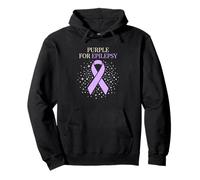 Violet pour la Sensibilisation à l'épilepsie Trouble de Crise neurologique Sweat à Capuche
