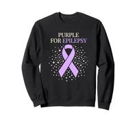 Violet pour la Sensibilisation à l'épilepsie Trouble de Crise neurologique Sweatshirt