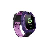 (Violet Q19) Montre connectée adulte Q19 2G avec caméra SOS, montre connectée enfant, téléphone bébé,
