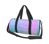 Violet Rose Paillettes Ombre Bleu Dégradé, Sac de Voyage de Grande capacité, Sac à Main Rond, Sac de Voyage de Sport, fourre-Tout, Sac de Fitness
