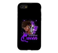 Violet Scorpius Queen Femme Afro-américaine Oct Novembre Coque pour iPhone SE (2020) / 7/8