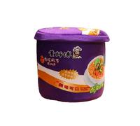 (Violet) Snin Ramyun chou mariné nouilles instantanées 2 en 1 couverture oreiller peluche jouet cadeau