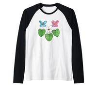 Violet Subtil Style Aquarelle Trans Pride Manche Raglan