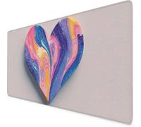 Violet Tapis de Souris XXL 1000 x 500mm Grand Tapis de Souris Amour Mouse Pad avec Bords Surpiqués et Antidérapant, Accessoires Bureau, pour PC, Ordinateur Portable, Bureau, Études, Cadeaux 4-e3304