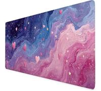 Violet Tapis de Souris XXL 1200 x 600mm Grand Tapis de Souris Amour Mouse Pad avec Bords Surpiqués et Antidérapant, Accessoires Bureau, pour PC, Ordinateur Portable, Bureau, Études, Cadeaux 4-v5123