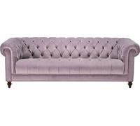 Violet Tissu trois places Chesterfield Design Canapés rembourrés Original velours