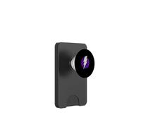 Violet Wild Lightning Graphique violet PopSockets PopWallet pour MagSafe