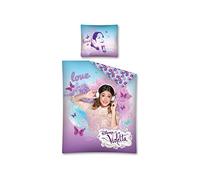 Violetta Disney Parure de lit housse de couette 160 x 200 coton