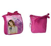 VIOLETTA Sac BANDOULIÈRE Rose avec Paillettes Sac A Main - IDÉE Cadeau Noel Disney
