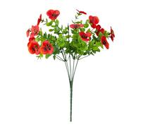 Violettes Artificielles Extérieures - Fleurs Artificielles Résistantes Aux UV, Fausses Réalistes D'intérieur Et D'extérieur Jardinières Terrasses | Multipurpose Outdoor Indoor Utility