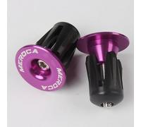 Violiica 1 paire de poignées en alliage d'aluminium pour guidon de vélo de 2224 mm de diamètre pour VTT route accessoires de vélo en noir, rouge, vert, violet, or