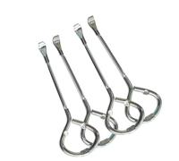 Violiica 2/4 pièces Ouvre-boîtes multifonction et décapsuleur pour canettes, seaux de peinture, écrans Argenté