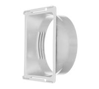 Violiica Adaptateur d'interface de tuyau d'échappement de climatiseur portable, diamètre 15 cm, raccord en plastique pour fenêtre à battant, bouche plate, port carré ou rond