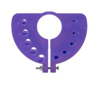 Violiica Affûteuse de foret portable pour meuleuse d'angle, design convivial pour forets en acier rapide et cobalt, violet