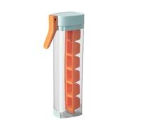 Violiica Bac à glaçons compact avec ouverture à une main pour cocktails, whisky, café, bricolage, congélation de fruits et boissons, orange vert