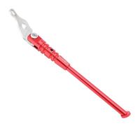 Violiica Béquille réglable en aluminium à jambe unique pour vélos pliants Brompton léger 135 G usiné CNC facile à installer avec clé hexagonale de 4 mm