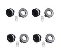 Violiica Black & Decker GL250 GL310 GL360 Lot de 4 bobines de fil en nylon ABS avec capuchon de protection compatible avec les modèles A6226