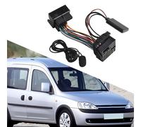 Violiica Câble adaptateur auxiliaire avec microphone, 50 modules compatibles pour radios Opel CD30 CDC40 CD70 DVD90 modèles Agila, Corsa, Vectra, Zafira