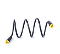 Violiica Câble d'extension 3 broches pour moteur Bafang E-Bike - 57 cm - Connecteur étanche pour levier de frein - Capteur d'accélérateur - Noir