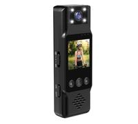 Violiica Caméra de voiture 4K portable avec vision nocturne, grand angle de 115°, détection de mouvement, lentille rotative à 180°, batterie intégrée de 1200 mAh