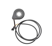 Violiica Capteur d'aide à la pédale de vélo électrique, 12 aimants double capteur PAS, noir, longueur de câble de 1 m