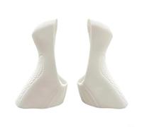 Violiica Capuchons de levier de frein en silicone pour SORA ST-R2000 R3000 R3030, housse de levier de vitesse antidérapante, résistante aux intempéries (blanc)