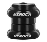 Violiica Casque de vélo de montagne 3434 mm avec roulements à double étanchéité pour fourche droite de 28,6 mm en alliage d'aluminium CNC anodisé noir/argent/bleu