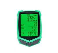 Violiica Compteur de vitesse de vélo étanche avec écran LCD rétroéclairé - Ordinateur de vélo filaire pour courant/vitesse moyenne, distance, calories, température - Noir