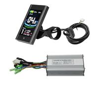 Violiica Contrôleur de vélo électrique 22 A 500 W pour KT LCD12, 36 V/48 V pour affichage 24 V/36 V/48 V, alliage d'aluminium pour modification de vélo