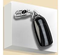 Violiica Coque de clé de voiture en silicone TPU pour Chery Jaecoo J8 J9 Tiggo 8 Plus 8 Pro 7 Pro Arrizo 5 Plus 5 C5 2021 2024 Noir transparent avec porte-clés