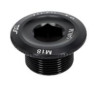 Violiica Couvercle de boulon de fixation M10 pour manivelle de vélo et bouchon à vis en alliage d'aluminium 7075 usiné CNC pour manivelles d'essieu creux pour modèles M15/M18/M19/M20