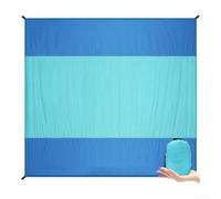Violiica Couverture de plage compacte 210 x 200 cm, facile à transporter (C
