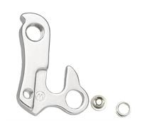 Violiica Crochet de dérailleur arrière en alliage d'aluminium pour vélo géant - Léger - Argenté - Crochet de rechange pour mécanisme de vitesse de vélo