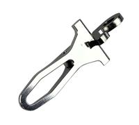 Violiica Crochet de rechange pliable en alliage d'aluminium pour tige de selle de vélo Brompton et pliable 3Sixty pour vélos Noir Rouge Argent Doré Gris