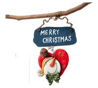 Violiica Décoration de sapin de Noël style coréen, Père Noël, bonhomme de neige, amour décorations à suspendre