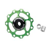Violiica Dérailleur arrière 11T/13T pour roue jockey pour vélo de route, roulement en acier scellé, étanche et résistant à la poussière, poulie en alliage d'aluminium haute résistance avec arbre de 4