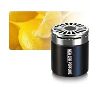 Violiica Diffuseur d'arômes pour voiture avec extrait naturel de plantes pour intérieur de voiture pour différents modèles Noir Matériau ABS Cologne Osmanthus Lavande Pêche Gardénia Citron