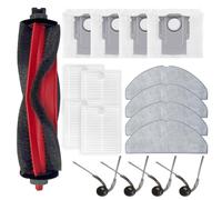 Violiica Ensemble d'accessoires de rechange pour robot Roborock Q7 M5+ et Q7 TF+ avec brosse principale, brosses latérales, filtres, chiffons et sacs à poussière pour une meilleure performance de