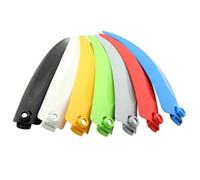 Violiica Ensemble de garde-boue colorés amovibles de 35,6 à 50,8 cm, avant et arrière avec bande réfléchissante, protection en plastique à dégagement rapide pour petite roue Dahon Eurobike