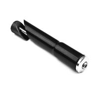 Violiica Extension de potence de guidon en alliage d'aluminium pour fourche de vélo et adaptateur de tête relevable pour VTT Noir ou argent 22,2 mm ou 25,4 mm à 28,6 mm