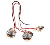 Violiica Faisceau de câblage pré-câblé PB Bass 250K pour Big Pots 1V1T, modèles PB, base de 24 mm, construction métallique, configuration 1 volume 1 tonalité