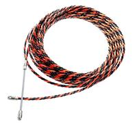 Violiica Guide-câble en fibre optique pour électricien, extracteur de fil en fibre de verre et nylon de 5 mm de long avec 5/15/30 m de long, pour passer des fils électriques sous les planches de