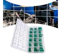 Violiica Hnbr O Kit de joint d'étanchéité pour climatisation de voiture 270 pièces 18 tailles Vert Joint pour réfrigérant R134A